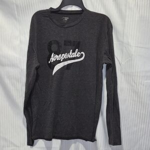 Aeropostale Charcoal Long Sleeve Tee